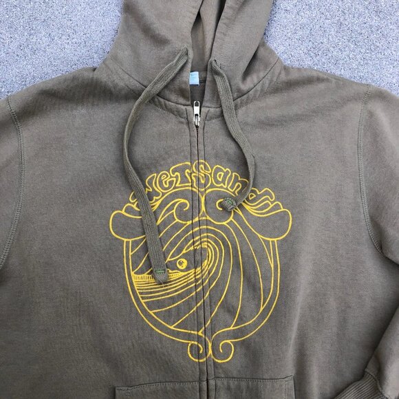 ECONSCIOUS WETSAND Hoodie Jacket MEDIUM Full Zip Sweater Green - Picture 3 of 6